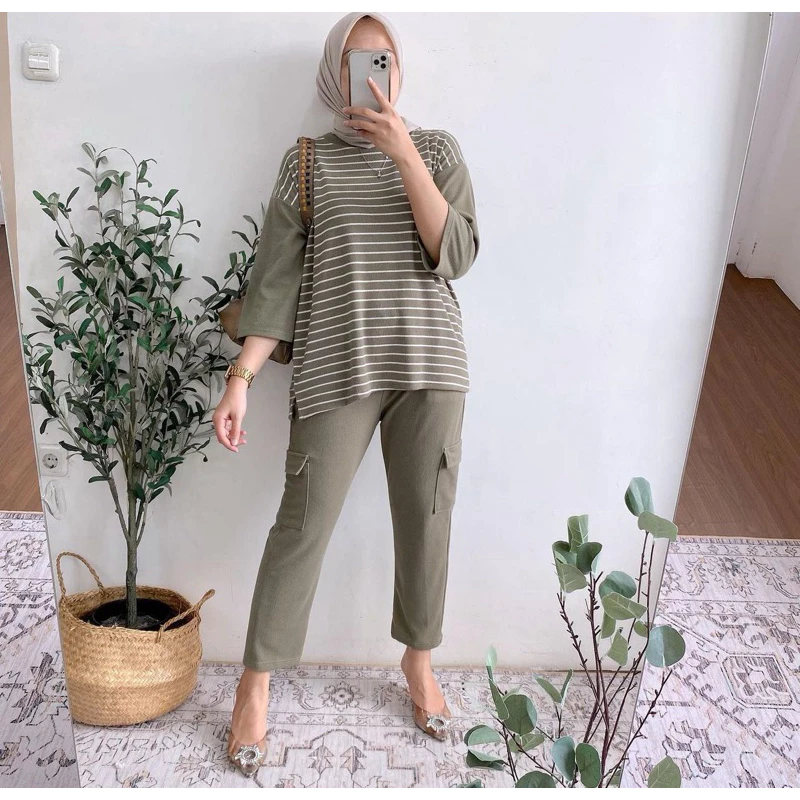 LIKE&amp;BUY ONESET SALUR WANITA SETCEL SALUR